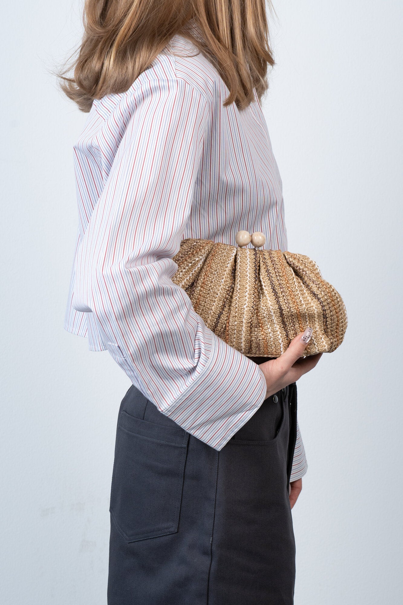 Saint Tropez clutch - brun